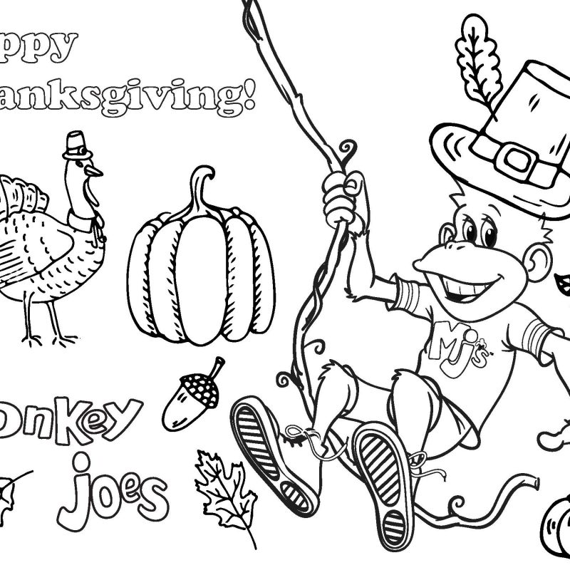 Coloring sheet - Thanksgiving