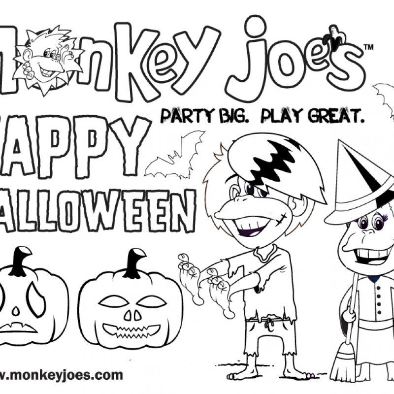 Coloring sheet - Halloween Co