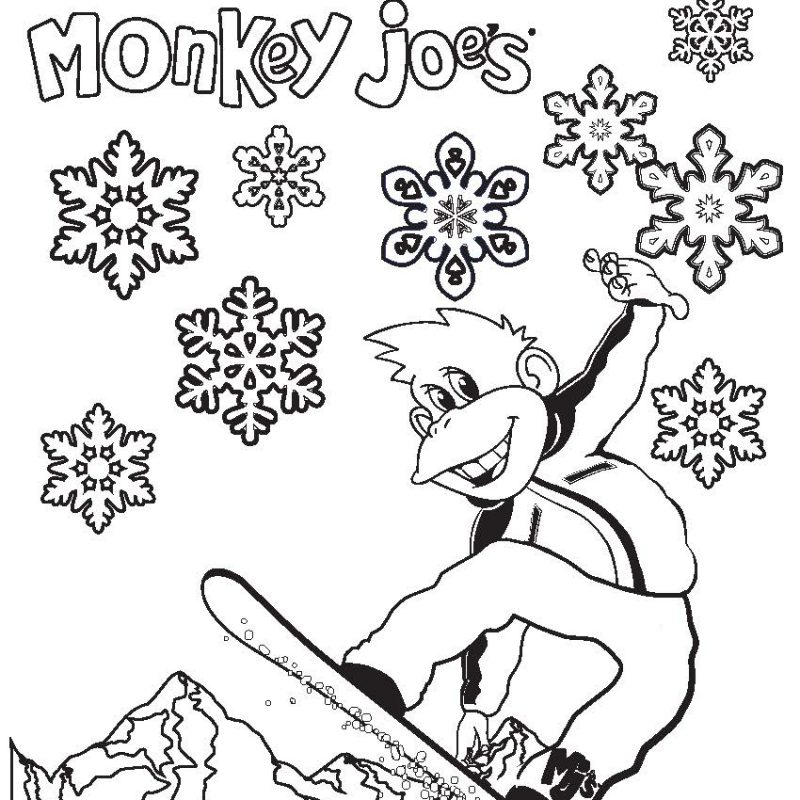 Coloring sheet - Winter