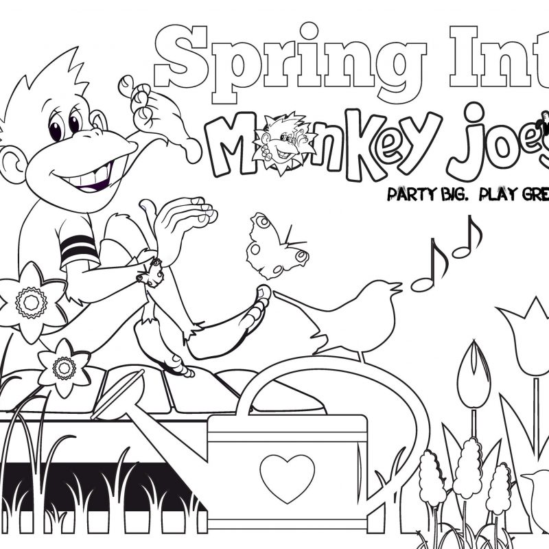 Coloring sheet - Spring Coloring Sheet