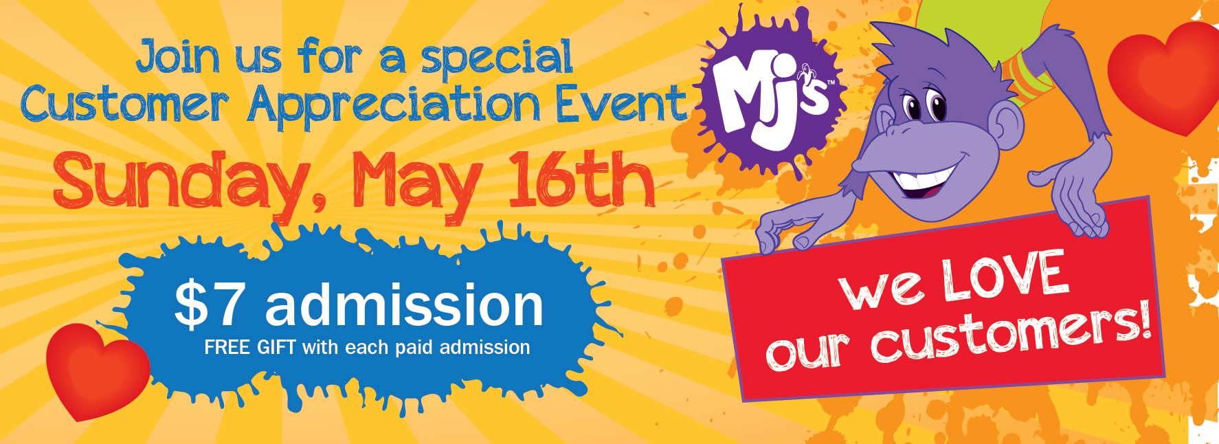 Customer Appreciation Day 2021 Monkey Joe's