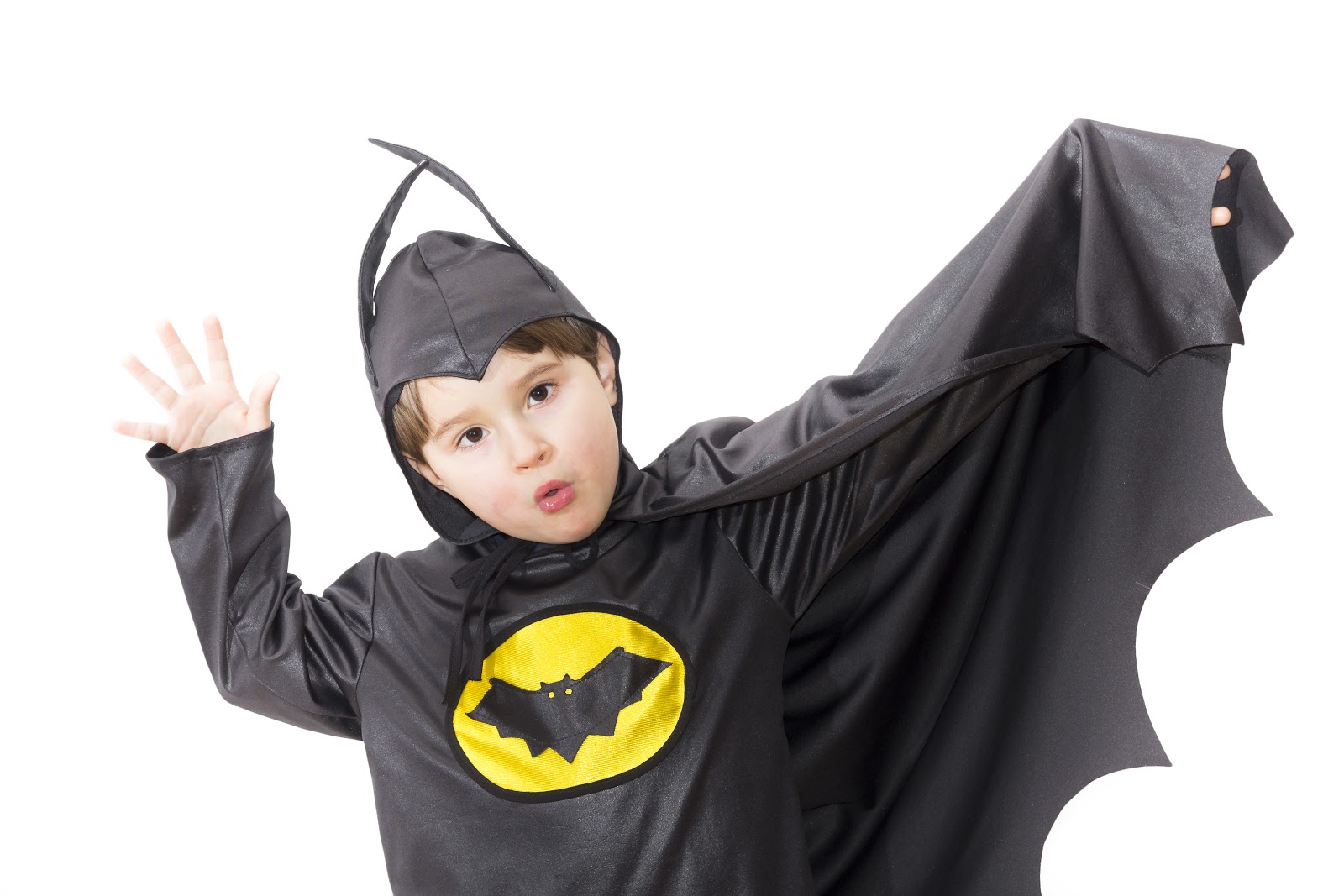 superhero birthday party kid dressed as batman